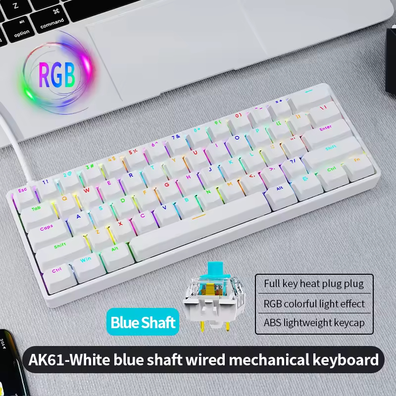 AK61 Keys Hot-swappable Mechanical Keyboard
